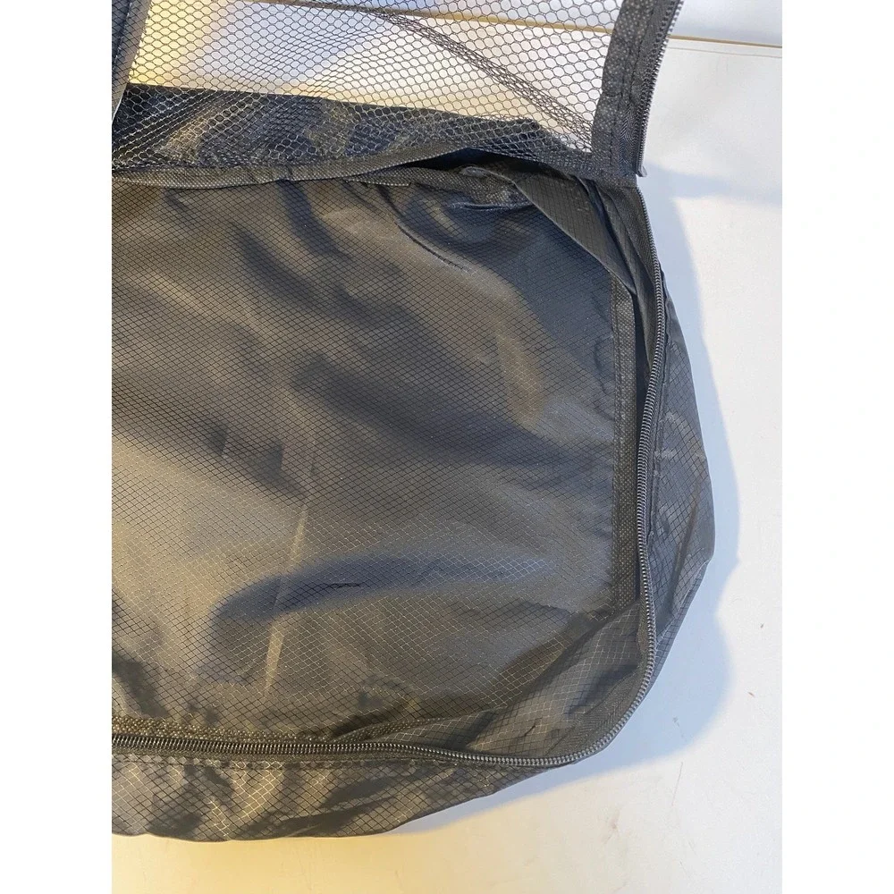 Harley-Davidson Luggage Organizer Bags Set Of 2 Black Nylon Mesh Zip Travel